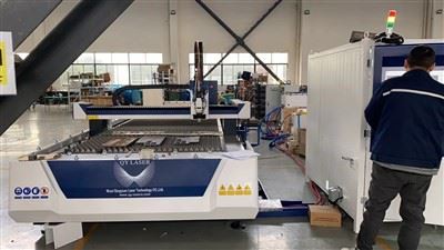 Високо{0}}прецизна 6000 W фибролазерна машина за рязане на метал за продажба